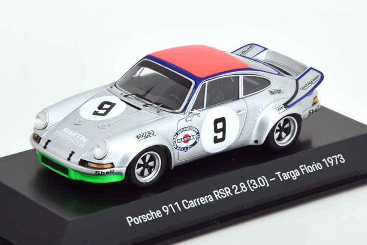 Xp[N 1/43 |VF 911 J RSR 2.8 #9 ^KEt[I 1973 }eBjSpark 1:43 Porsche 911 Carrera RSR 2.8 No 9 Targa Florio 1973 Martini special edition from the Porsche Museum