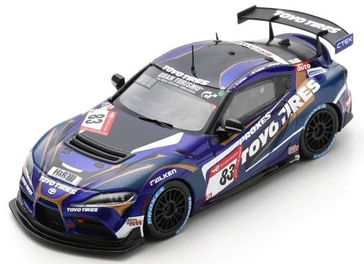 ѡ 1/43 ȥ西 ץ GT4 #83 24ѵ ˥֥륯 2022 ȡ衼 300Spark 1:43 Toyota Supra GT4 #83 24h Nrburgring 2022 Toyo Tires Limitation 300 pcs.