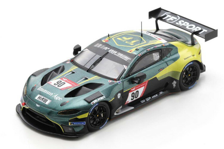 スパーク 1/43 アストンマーティン ヴァンテージ AMR #90 24時間耐久 ニュルブルクリンク 2022 TF スポーツSPARK 1:43 Aston Martin Vantage AMR #90 24h Nürburgring 2022 TF Sport