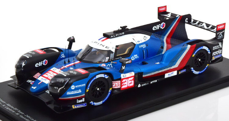 スパーク 1/18 アルピーヌ A480 ギブソン #36 ル・マン24時間耐久 2022 ショーケース付きSpark 1:18 Alpine A480 Gibson No 36 24h Le Mans 2022 Negrao/Lapierre/Vaxiviere with ShowCase