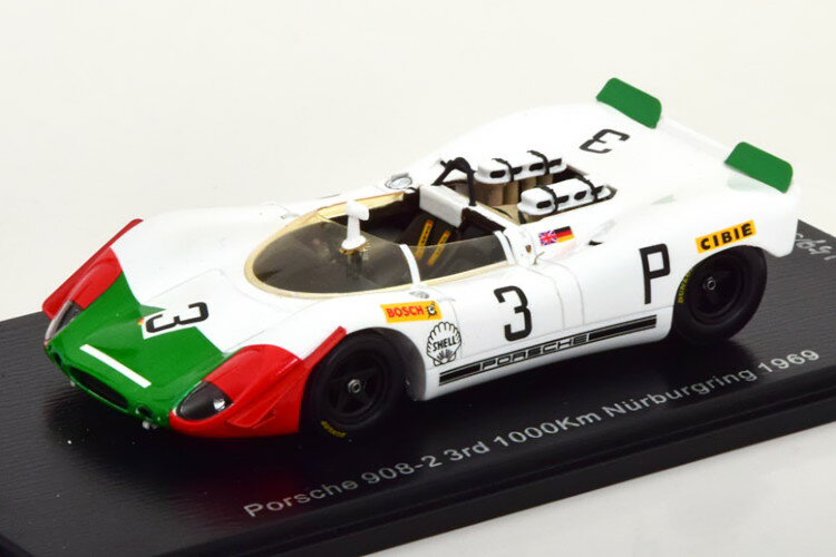 ѡ 1/43 ݥ륷 908-2 #3 1000 km ˥֥륯 1969 Spark 1:43 Porsche 908-2 No 3 1000 km Nuerburgring 1969 Elford/Ahrens