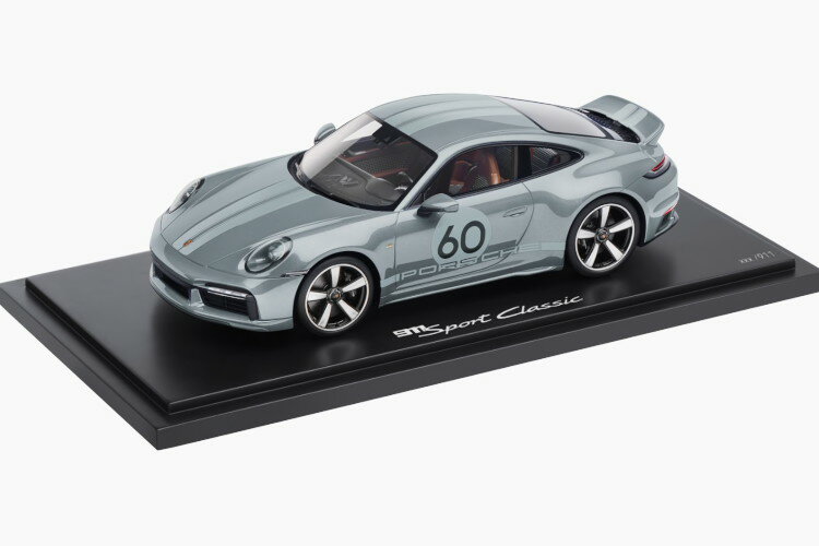 スパーク 1/18 ポルシェ911 (992) スポーツ クラシック 2022 スポーツグレーメタリック 911台限定Spark 1:18 Porsche 911 (992) Sport Classic 2022 sport grey metallic limitation 911 pcs