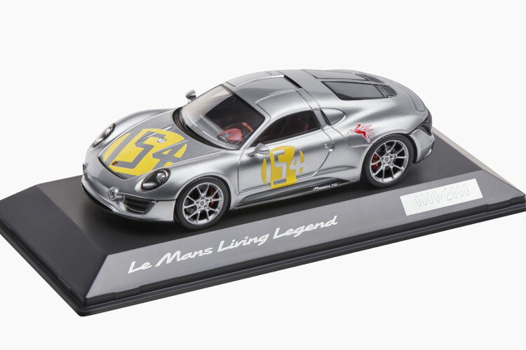 スパーク 1/43 ポルシェ 911 ル・マン リビング レジェンド #154 シルバー 2000台限定Spark 1:43 Porsche 911 LeMans Living Legend #154 silver limitation 2000 pcs