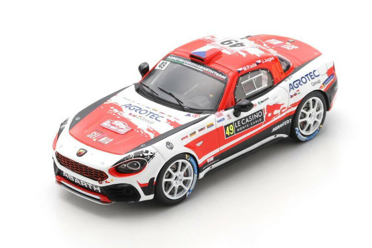 スパーク 1/43 アバルト 124 RGT #49 ラリー モンテカルロ 2022 Rada, JugasSpark 1:43 Abarth 124 RGT #49 rally Monte Carlo 2022 Rada, Jugas
