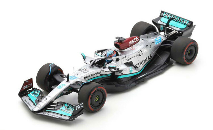 Xp[N 1/18 ZfX AMG F1 W13 D uW GP 2022 V[P[XtSpark 1:18 Mercedes AMG F1 W13 Winner GP Brazil 2022 Russell with ShowCase