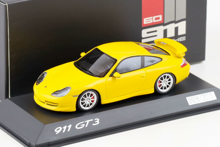 ѡ 1/43 ݥ륷 911 (996) GT3   60ǯ 911 WAP DEALERSpark 1:43 Porsche 911 (996) GT3 Coupe yellow 60 Years 911 WAP DEALER