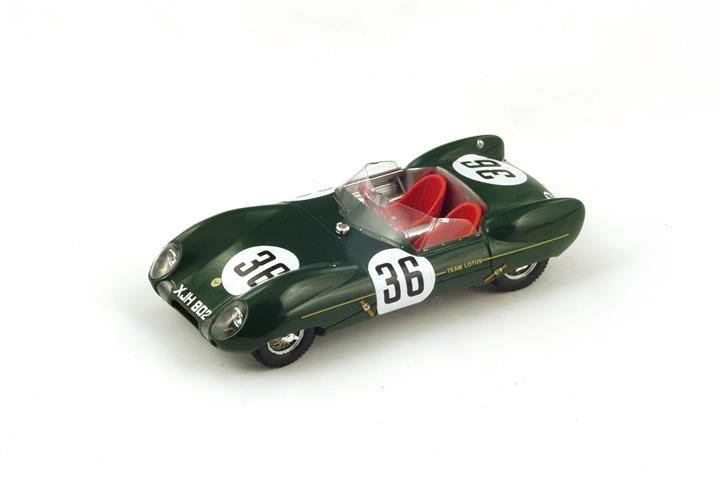 Xp[N 1/43 [^X 11 #36 7th E}24 1956 R. Bicknell - P. JoppSpark 1:43 Lotus XI No.36 7th Le Mans 1956 R. Bicknell - P. Jopp