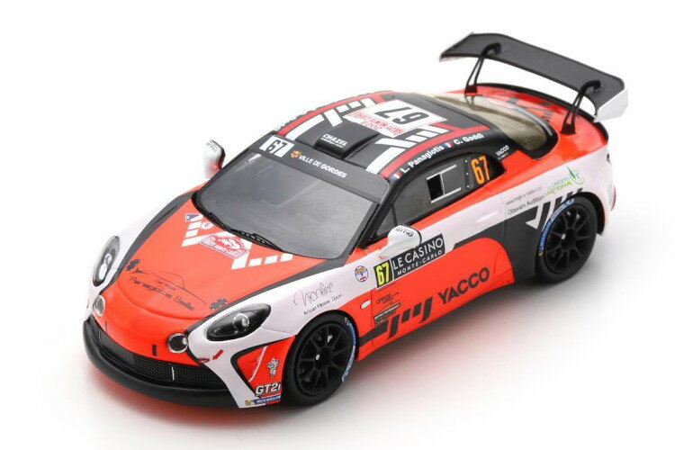 Xp[N 1/43 As[k A110 [ #67 D RGT class [ eJ 2023 Panagiotis, GoddiSpark 1:43 Alpine A110 Rally #67 Winner RGT class Rallye Monte Carlo 2023 Panagiotis, Goddi