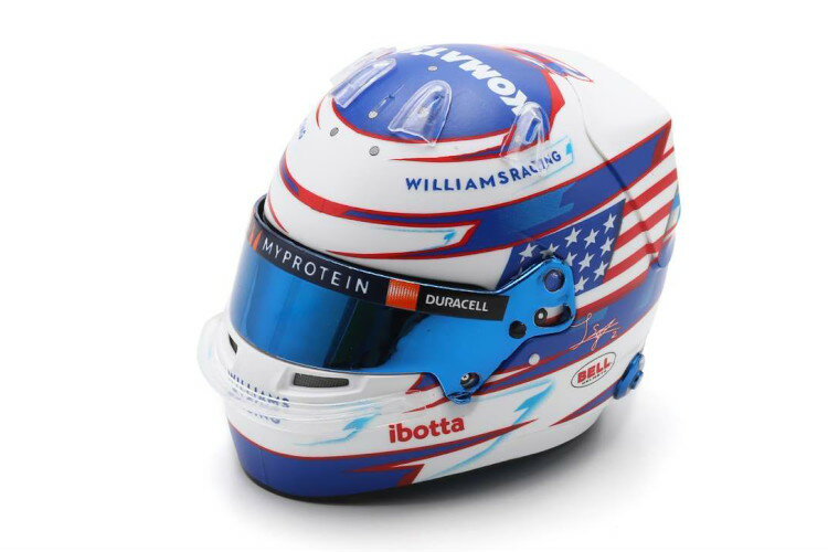スパーク 1/5 ヘルメット ウィリアムズ FW46 #2 フォーミュラ1 2024 ウィリアムズ レーシング ローガン サージェントSpark 1:5 helmet Williams FW46 #2 Formula 1 2024 Williams Racing Logan Sargeant