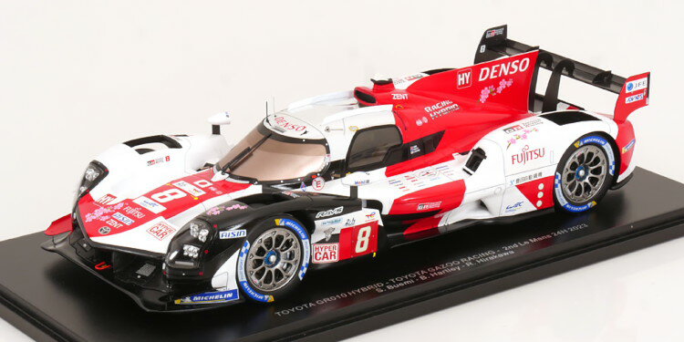 ѡ 1/18 ȥ西 GR010 ϥ֥å #8 롦ޥ24֥졼 2023 ֥/ϡȥ쥤/ʿ 硼դSpark 1:18 Toyota GR010 Hybrid No8 24h Le Mans 2023 Buemi/Hartley/Hirakawa with ShowCase