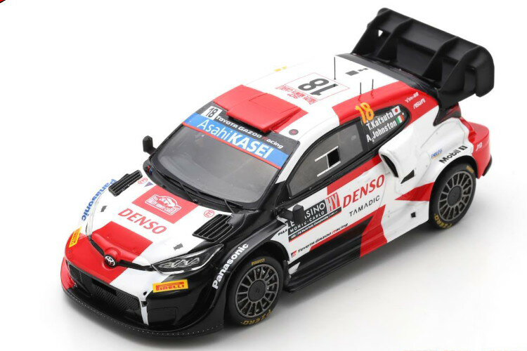 スパーク 1/43 トヨタ GR ヤリス ラリー1 #18 トヨタガズーレーシング WRT NG ラリー モンテカルロ 2022 勝田 貴元/アーロン ジョンストンSpark 1:43 TOYOTA GR YARIS Rally1 No.18 TOYOTA GAZOO Racing WRT NG Rally Monte Carlo 2022 Takamoto Katsuta/Aaron Johnston