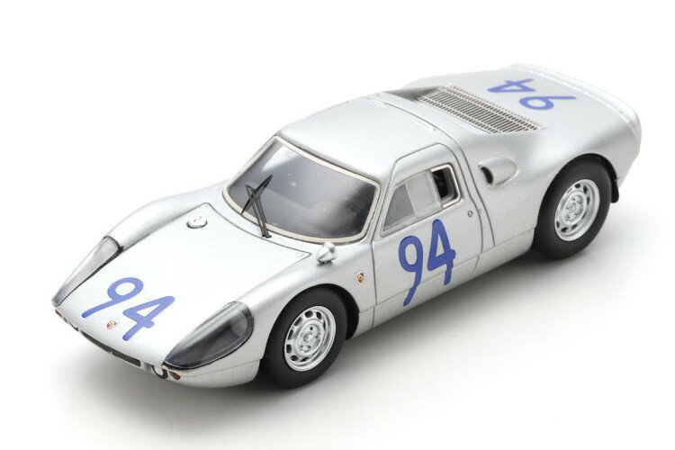 スパーク 1/43 ポルシェ 904 GTS #94 5位 タルガ フローリオ 1965 A.プッチ/G.クラスSpark 1:43 Porsche 904 GTS No.94 5th Targa Florio 1965 A.Pucci/G.Klass