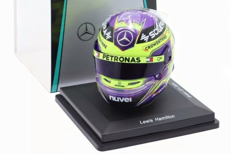 スパーク 1/5 ヘルメット F1 メルセデス AMG ルイス ハミルトン #44 イギリスGP 2024Spark 1:5 Helmet Formula 1 Mercedes AMG Lewis Hamilton #44 British GP 2024