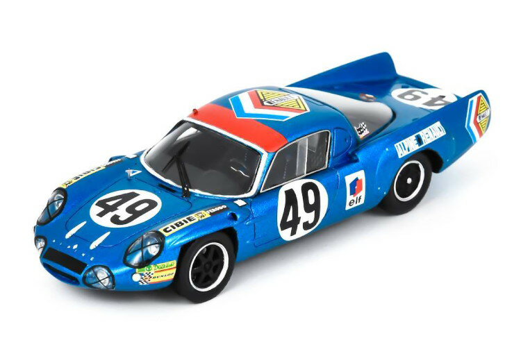 スパーク 1/43 アルピーヌ A210 #49 ル・マン24時間 1969 Jacques Foucteau/Patrice CompainSpark 1:43 Alpine A210 #49 24h LeMans 19..