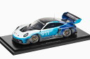 ポルシェ特注 スパーク 1/18 ポルシェ 911 992 GT3 R レーシングイヤー 2023 ブルー 911台限定Spark 1:18 Porsche 9...