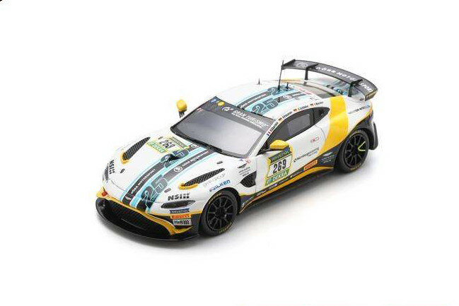 スパーク 1/43 アストンマーティン ヴァンテージ AMR GT4 #269 2024 ニュルブルクリンク24時間 ドール・モータースポーツ 300台限定Spark 1:43 Aston Martin Vantage AMR GT4 N269 2024 Dörr Motorsport P.Charlaix/F.Weishar/S.Schädler/P.Posavac