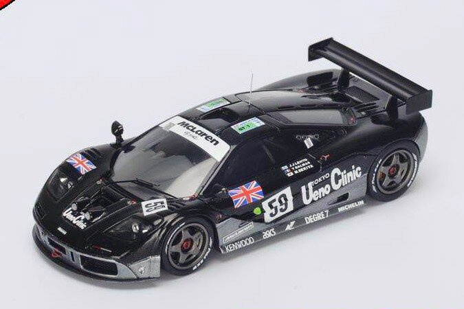 スパーク 1/43 マクラーレン F1 GTR #59 ル・マン24時間優勝車 1995 ヤニック ダルマス/関谷 正徳/J.J. レートSpark 1:43 McLaren F1 GTR N59 Winner 24h LeMans 1995 Yannick Dalmas/Masanori Sekiya/J.J. Lehto