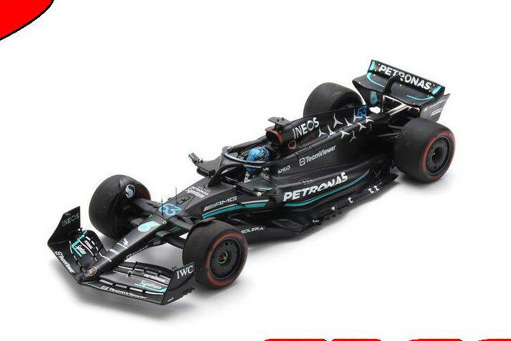 Mercedes Benz - スパーク 1/18 メルセデス AMG フォーミュラ1 W14 3位 スペイン グランプリ フォーミュラ1 2023 ジョージ ラッセル ドライバーフィギュア付Spark 1:18 Mercedes-AMG F1 W14 3rd Spanish GP Formula 1 2023 George Russell