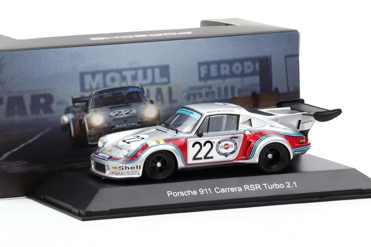 スパーク 1/43 ポルシェ 911 RSR ターボ2.1 #22 2位 ル・マン24時間 1974 レネップ / ミュラーSpark 1:43 Porsche 911 RSR Turbo 2.1 #22 2nd Le Mans 1974