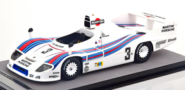 テクノモデル 1/18 ポルシェ #3 ル・マン24時間 1977 マルティーニ 85台限定Tecnomodel 1:18 Porsche 936 No 3 24h Le Mans 1977 Martini Ickx/Pescarolo Limited Edition 85 pcs