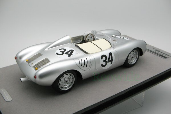 テクノモデル 1/18 ポルシェ 550A RS ルマン 24時間 1957 #34 80台限定 TECNOMODEL 1:18 Porsche 550A RS Le Mans 24h 1957 car #34 Storez Crawford LIMITED 80 ITEMS.