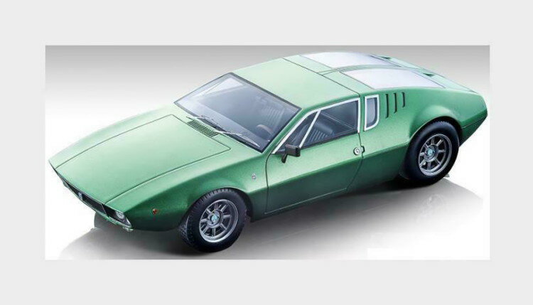 テクノモデル 1/18 デ・トマソ マングスタ 1971 グリーン 100台限定Tecnomodel 1:18 DE TOMASO MANGUSTA 1971 TARA GREEN MET LIMITED 100 ITEMS