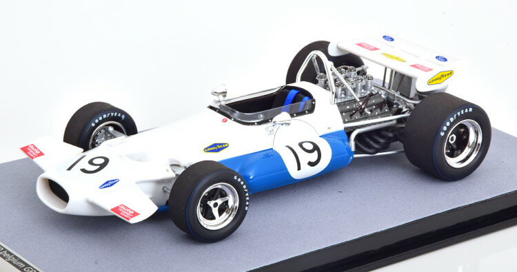 eNmf 1/18 uo BT33 xM[GP 1970 Vg 145Tecnomodel 1:18 Brabham BT33 GP Belgium 1970 Stommelen Limited Edition 145 pcs