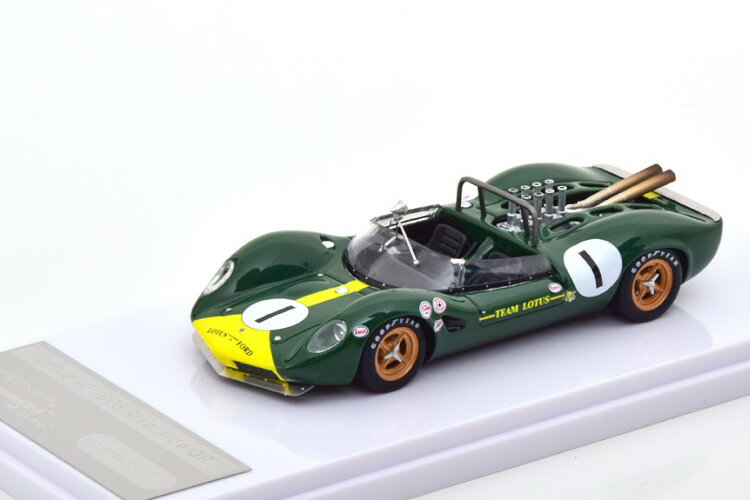 eNmf 1/43 [^X 40 #1 o[TCh GP 1965 WEN[N 180Tecnomodel 1:43 Lotus 40 No.1, Riverside GP 1965 Clark Limited Edition 180 pcs.