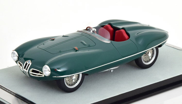 テクノモデル 1/18 アルファロメオ ディスコ ボランテ スパイダー ツーリング スーパーレジェーラ 1952 グリーン 45台限定 Tecnomodel 1:18 Alfa Romeo Disco Volante Spyder by Touring Superleggera 1952 green Limited Edition 45 pcs