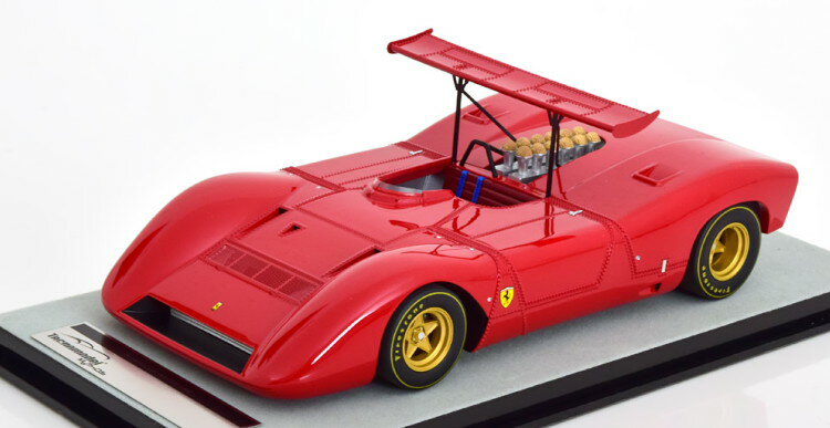 eNmf 1/18 tF[ 612 Can-Am v[e[V 1968 bh 100Tecnomodel 1:18 Ferrari 612 Can-Am Presentation 1968 red Limited Edition 100 pcs