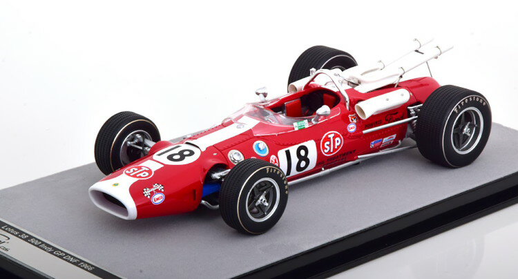 eNmf 1/18 [^X 38 18 CfB 500 1966 AEAT[ 85Tecnomodel 1:18 Lotus 38 No 18 Indy 500 1966 Al Unser Limited Edition 85 pcs