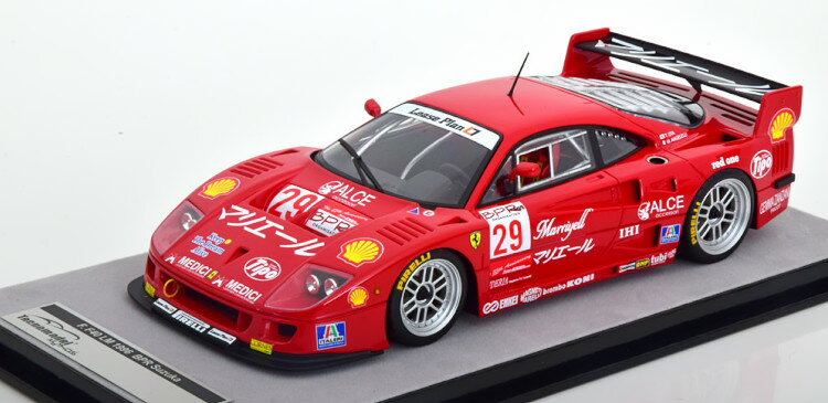 ƥΥǥ 1/18 ե顼 F40 LM #29 BPR 뼯 1996 Angelelli/Oota 85Tecnomodel 1:18 Ferrari F40 LM No 29 BPR Suzuka 1996 Angelelli/Oota Limited Edition 85 pcs