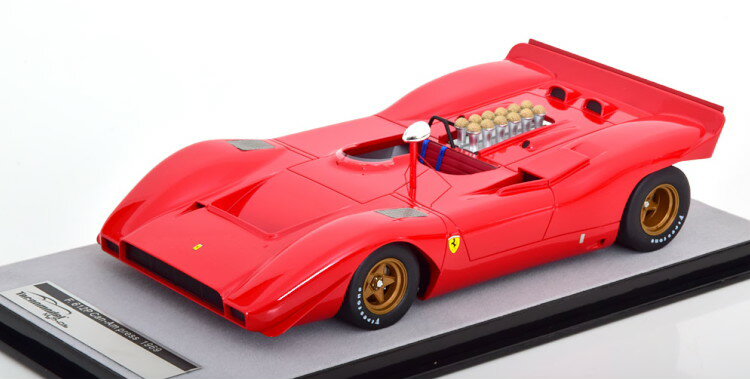 テクノモデル 1/18 フェラーリ 612P Can-Am プレスバージョン 1969 レッド55台限定TECNOMODEL 1:18 Ferrari 612P Can-Am Press-Version 1969 red Limited Edition 55 pcs