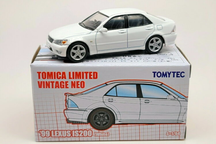 トミカ TOMYTEC 1/64トミカリミテッドヴィンテージネオ レクサス IS200 1999 ホワイト 香港限定品 トヨタ アルテッツァ