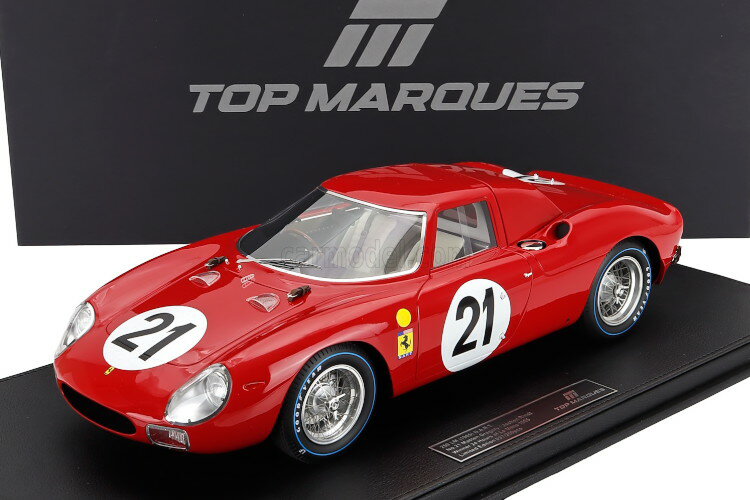 Other - トップマルケス 1/12 フェラーリ #21 優勝 ル・マン24時間 1965 ヨッヘン リント/マステン グレゴリーTOP MARQUES 1:12 Ferrari #21 Winner 24h Le Mans 1965 J. Rindt / M. Gregory