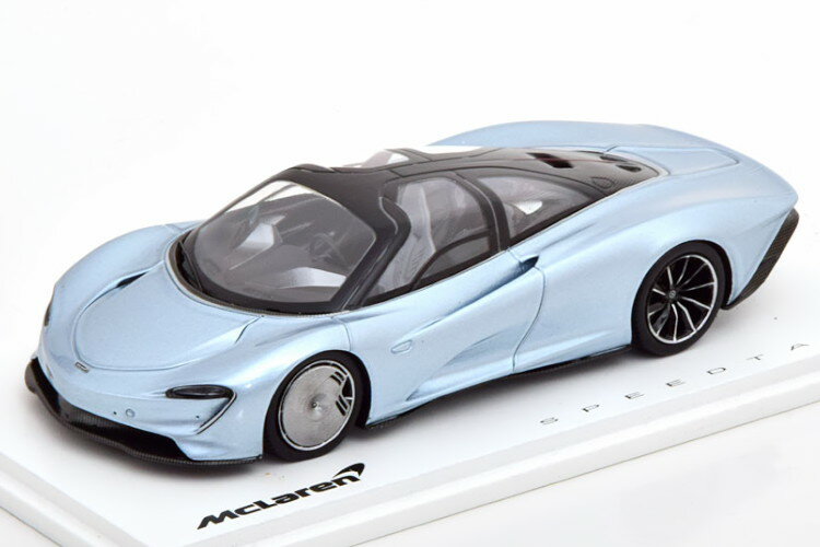 True Scale Miniatures 1/43 マクラーレン スピードテール 2019 ライトブルー メタリックTrue Scale Miniatures 1:43 McLaren Speedtail 2019 lightblue-metallic