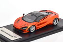 True Scale Miniatures 1/43 マクラーレン 720S P14 クーペ 2017 メタリックオレンジTrue Scale Miniatures 1:43 McLaren 720S P14 Coupe 2017 orange-metallic