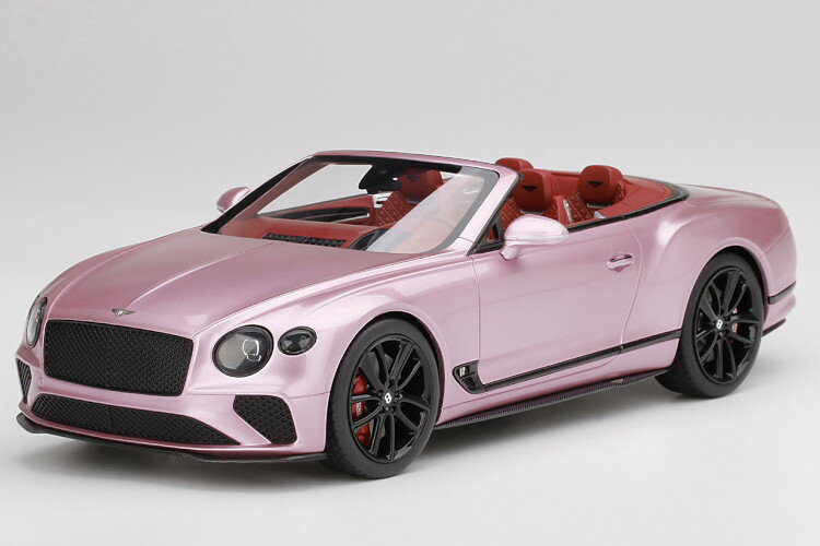 TRUE SCALE 1/18 ベントレー ニュー コンチネンタル GT カブリオレ オープン 2019 パッションピンクTRUE SCALE 1:18 BENTLEY NEW CONTINENTAL GT CABRIOLET OPEN 2019 PASSION PINK