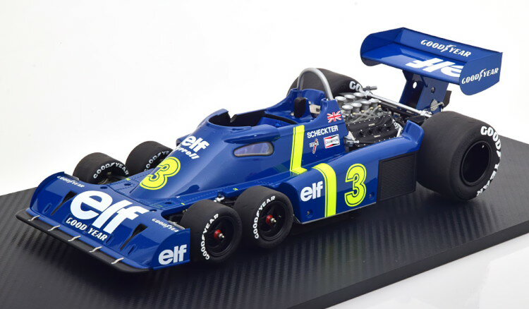 True Scale Miniatures 1/12 eB P34 D XEF[fGP 1976 GtTrue Scale Miniatures 1:12 Tyrrell P34 Winner GP Sweden 1976 Elf Scheckter