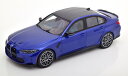 True Scale Miniatures 1/18 BMW M3 G80 コンペティション サルーン 2021 ブルーメタリックTrue Scale Miniatures 1:18 BMW M3 G80 Competition Saloon 2021 bluemetallic