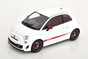 True Scale Miniatures 1/18 フィアット アバルト 595 ホワイトTrue Scale Miniatures 1:18 Fiat Abarth 595 white