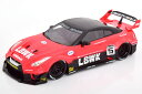 True Scale Miniatures 1/18 日産 35 GT-RR Ver.1 LB-ワークス GT レッド/ブラックTrue Scale Miniatures 1:18 Nissan 35 GT-RR Ver.1 LB Works GT red black