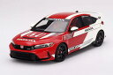 トップスピード 1/43 ホンダ シビック タイプ R 2023 #1 ペースカー レッドTop Speed 1:43 Honda Civic Type R 2023 #1 Pece Car red