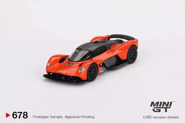 ミニGT 1/64 アストンマーティン ヴァルキリー オレンジカーボン マキシマムオレンジ 左ハンドルMINI GT 1:64 Aston Martin Valkyrie orange carbon Maximum Orange LHD