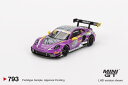TSM ミニ GT 1/64 ポルシェ 911 GT3 R #27 FIA GTワールドカップ マカオグランプリ 2023 チーム ハブオート レーシング ケビ...