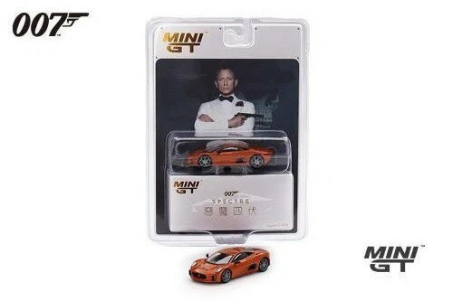 TSM ミニ GT 1/64 ジャガー C-X75 2015 オレンジメタリック ジェームズ・ボンド スペクター 中国限定版TSM MINI GT 1:64 Jaguar C-X75 built 2015 orange metallic James Bond Spectre China Edition