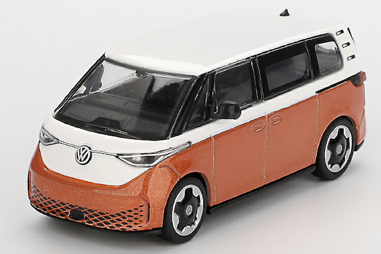 乐天商城 - ミニGT 1/64 フォルクスワーゲン ID. Buzz キャンディホワイト エナジェティックオレンジMini GT 1:64 Volkswagen ID. Buzz Candy White Energetic Orange