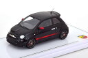 True Scale Miniatures 1/43 フィアット アバルト 595 ブラック レッドTrue Scale Miniatures 1:43 FIAT Abarth 595 black red