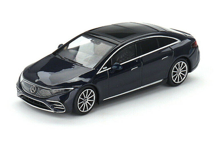 TSM MINI GT 1/64 ZfXxc EQS 580 4MATIC LHD u[^bNTSM MINI GT 1/64 Mercedes-Benz EQS 580 4MATIC LHD blue metallic