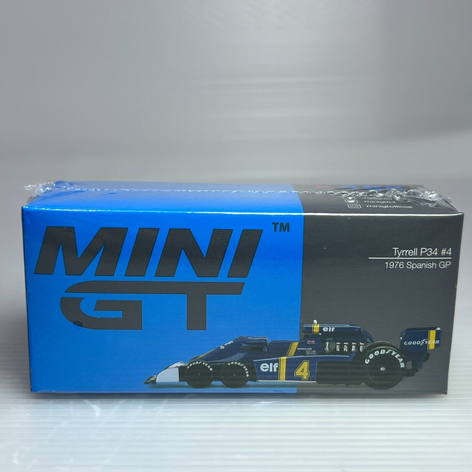 TSM MINI GT 1/64 ティレル P34 #4 1976 スペインGPTSM MINI GT 1:64 Tyrrell P34 #4 1976 Spanish GP